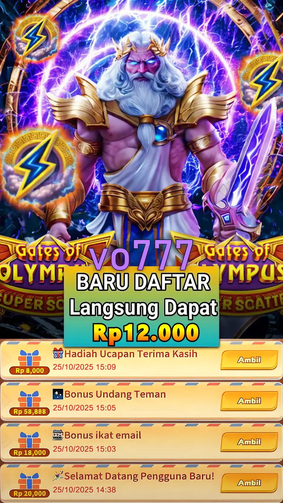 vo777 Masuk